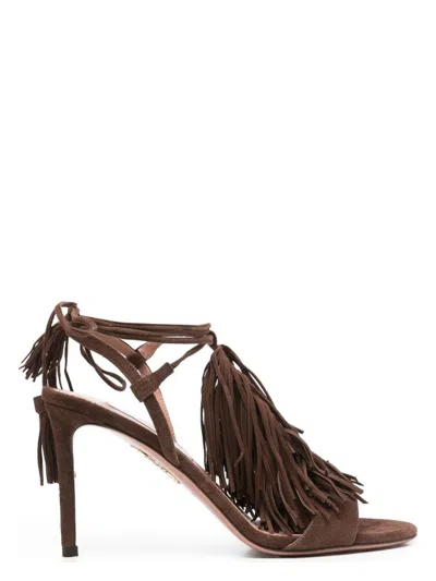 AQUAZZURA WOMEN'S GYTANE SANDAL 85