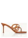 Aquazzura Infinito Sandal 75 In Miele