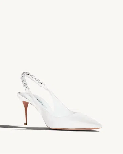 Aquazzura Women's Love Link Pump 75 In White