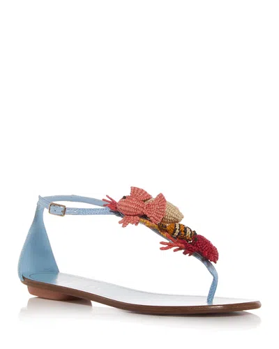 AQUAZZURA WOMEN'S MAREA EMBELLISHED SANDALS