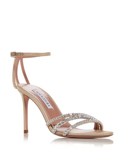 Aquazzura Women's Milagros Embellished Sandals In Silver