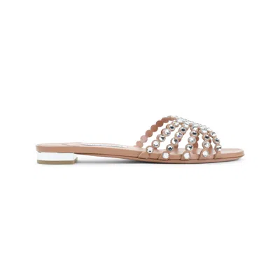 Aquazzura Women's Mini Sandals For Spring/summer 2026 In Powderpink