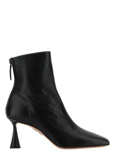 AQUAZZURA WOMEN'S NAPPA LEATHER AMORE ANKLE BOOTS