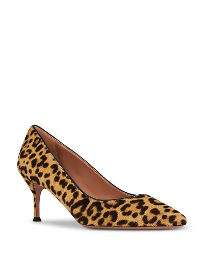 AQUAZZURA WOMEN'S PURIST 65 CALF HAIR PUMPS