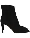 Aquazzura Women's Suede Matignon Boot (authentic Pre-loved) In Black