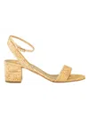 Aquazzura Open-toed High-heeled Sandals In Natgold
