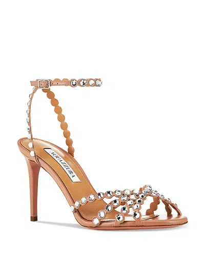Aquazzura Women's Tequila 85 Sandals In Pink