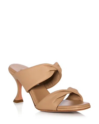 AQUAZZURA WOMEN'S TWIST 75 SANDALS