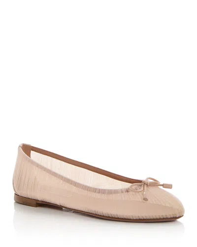 Aquazzura Women's Voille Ballet Flats In Gold