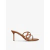 Aquazzura Infinito Sandal 75 In Miele