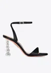 Aquazzura Yes Baby 95 Satin Sandals