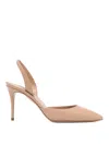 Aquazzura Pumps So Nude 85 Nappa Leather In Neutral