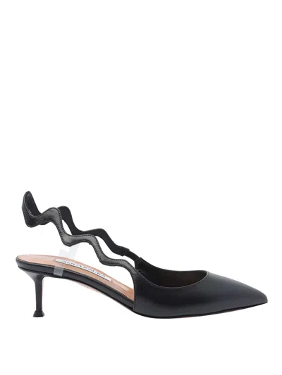 Aquazzura Artiste Pump Slingback In Black