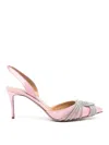 Aquazzura Pointed High Heel Sandals In Pink