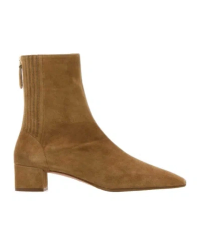 Aquazzura Zipper Ankle Boots
