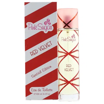 Aquolina 3.4 oz Pink Sugar Red Velvet Eau De Toilette Spray In Multi
