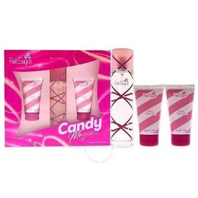 Aquolina Ladies Pink Sugar Gift Set Fragrances 8054609782593 In White