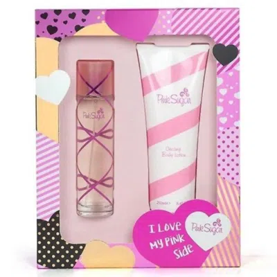 Aquolina Pink Sugar 2 Piece Gift Set 2 Piece Gift Set With 3.4 oz Edt In Multi