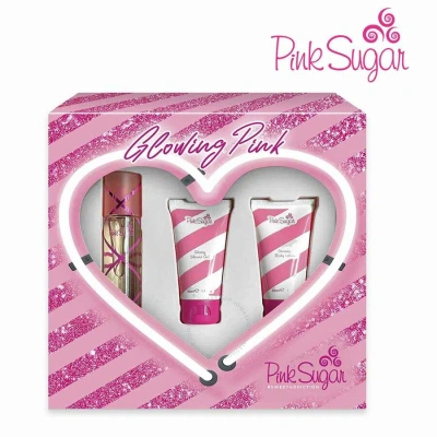 Aquolina Pink Sugar /  "glowing Pink" Sweet Addiction Set (w) In Ink / Pink