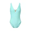 Aqva Swimwear Women's Aqva Blue Aiguablava One-piece Swimsuit In Blue
