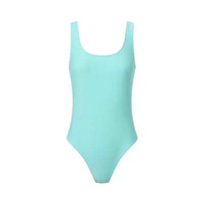 Aqva Swimwear Women's Aqva Blue Balmins One-piece Swimsuit
