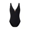 Aqva Swimwear Women's Black Aiguablava One-piece Swimsuit In Black