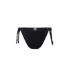 Aqva Swimwear Women's Black Tortuga Bikini Bottom In Black