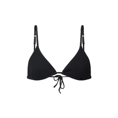 Aqva Swimwear Women's Black Tortuga Bikini Top