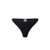 Aqva Swimwear Women's Black Turqueta Bikini Bottom In Black