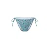 Aqva Swimwear Women's Blue Print Tortuga Bikini Bottom In Blue