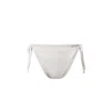 Aqva Swimwear Women's Neutrals / White Nude Tortuga Bikini Bottom In White