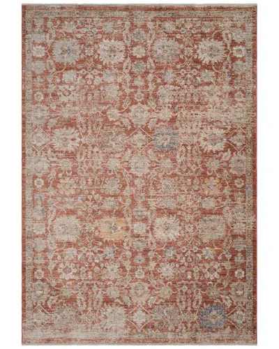 Ar Rugs Albany Vintage Power-loomed Rug In Red