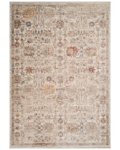 Ar Rugs Albany Vintage Power-loomed Rug In White