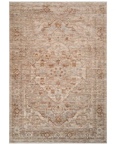 Ar Rugs Albany Vintage Power-loomed Rug In Beige