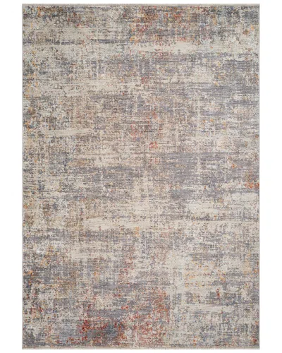Ar Rugs Albany Vintage Power-loomed Rug In Gray