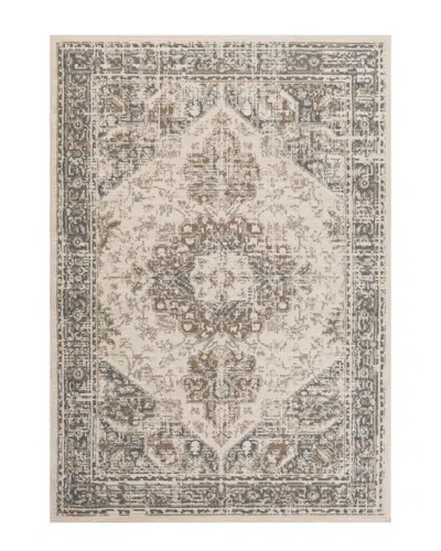 Ar Rugs Alpine Hashlei Medallion Runner Rug In Beige