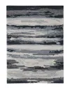 Ar Rugs Abegail Hand-tufted Wool-blend Rug In Grey