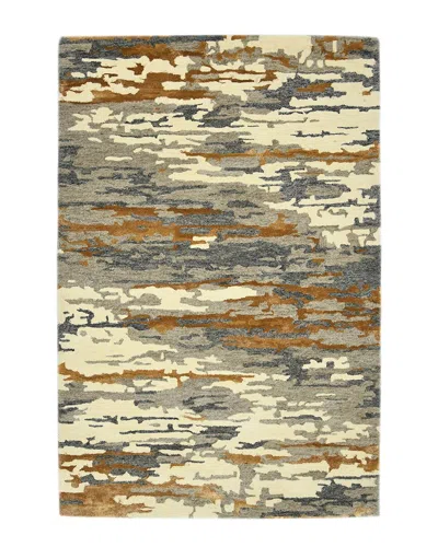 Ar Rugs Amer Rugs Abstract Glencoe Wool-blend Area Rug In Orange