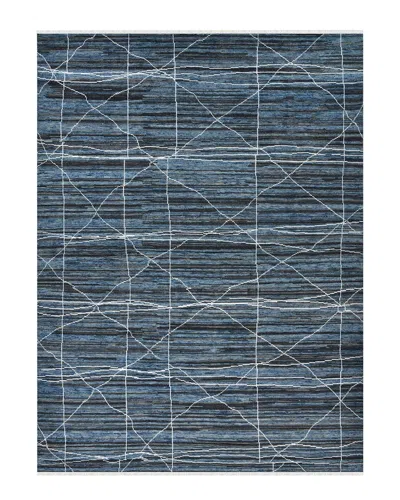 Ar Rugs Amer Rugs Anna Maneux Wool-blend Area Rug In Blue