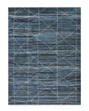 Ar Rugs Amer Rugs Anna Maneux Wool-blend Area Rug In Navy
