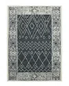 Ar Rugs Belmont Gene Transitional Hand-hooked Wool Rug In Charcoal