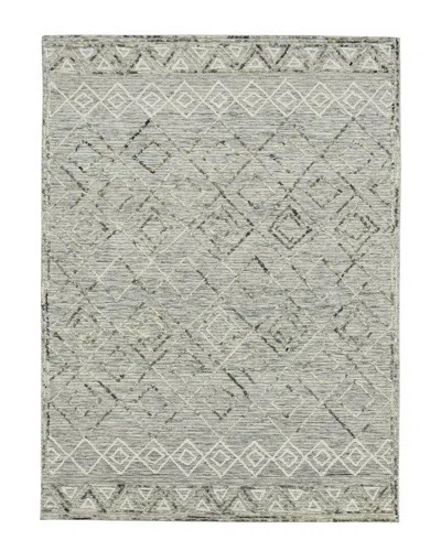 Ar Rugs Amer Rugs Bernice Drayton Transitional Hand-hooked Wool Rug In Gray