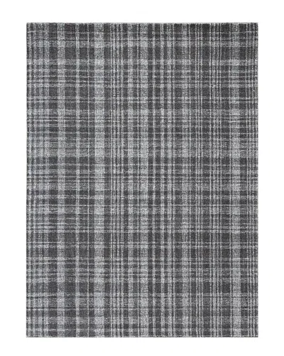 Ar Rugs Amer Rugs Boulogne Lana Transitional Hand-hooked Wool Rug In Charcoal
