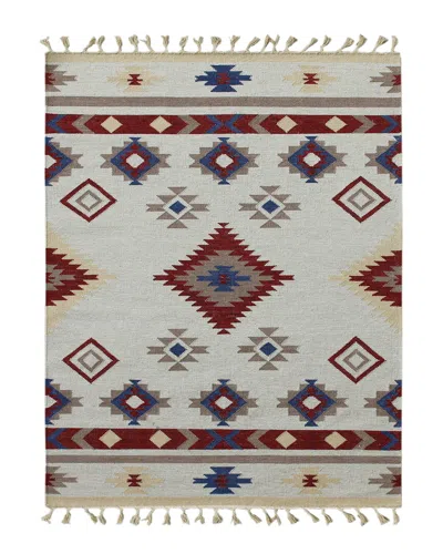 Ar Rugs Arielle Flatweave Wool Rug In Red