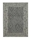 Ar Rugs Bernice Suney Transitional Hand-hooked Wool Rug In Gray