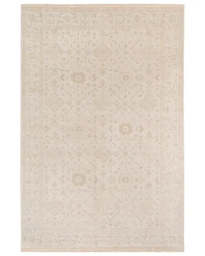 Ar Rugs Clara Hand-knotted Rug In Ivory