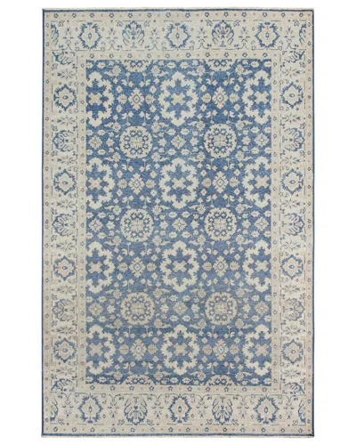 Ar Rugs Dnu Amer Rugs Lake Hand-knotted Rug In Blue