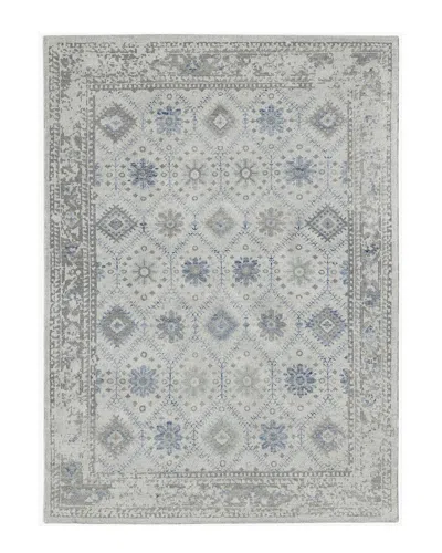 Ar Rugs Dylana Hand-knotted Wool Rug In Gray