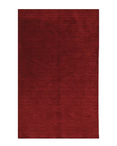 Ar Rugs Lyon Hand-woven Rug In Red