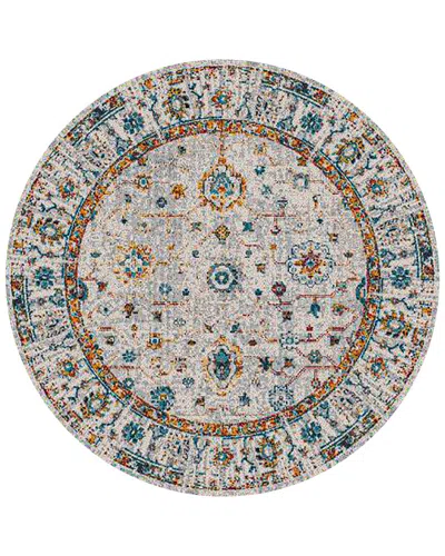 Ar Rugs Montana Estrel Bordered Runner Rug In Ivory